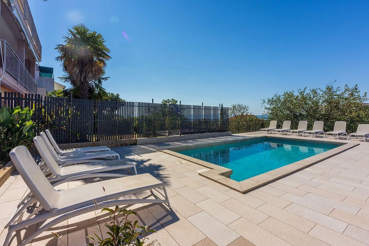 Malerisches Apartment Nur 700 Meter Zum Sandstrand Mit Herrlichem Meerblick, Pool, Grill Crikvenica Croatia